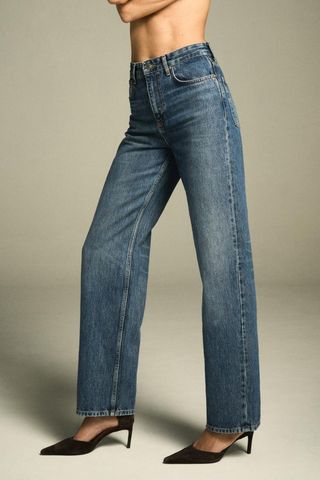Zara Wide High-Leg High-Waist Jeans