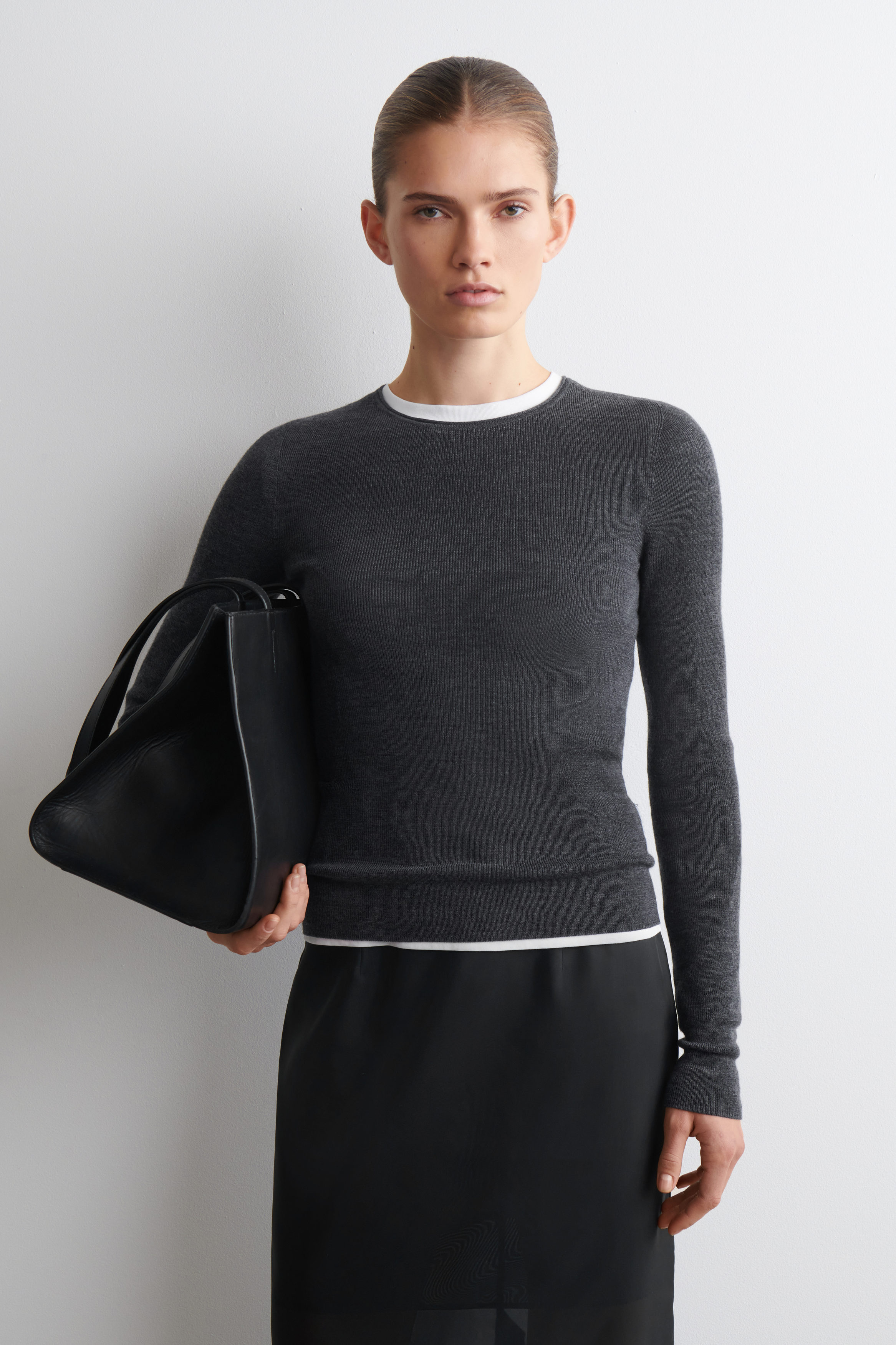 Merino Wool Long-Sleeved Top