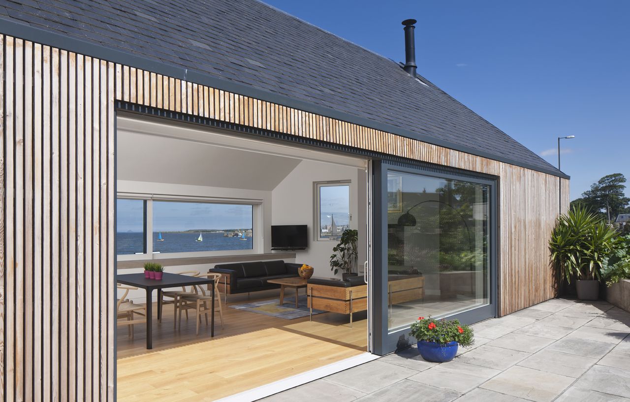 a sea front extension and renovation project