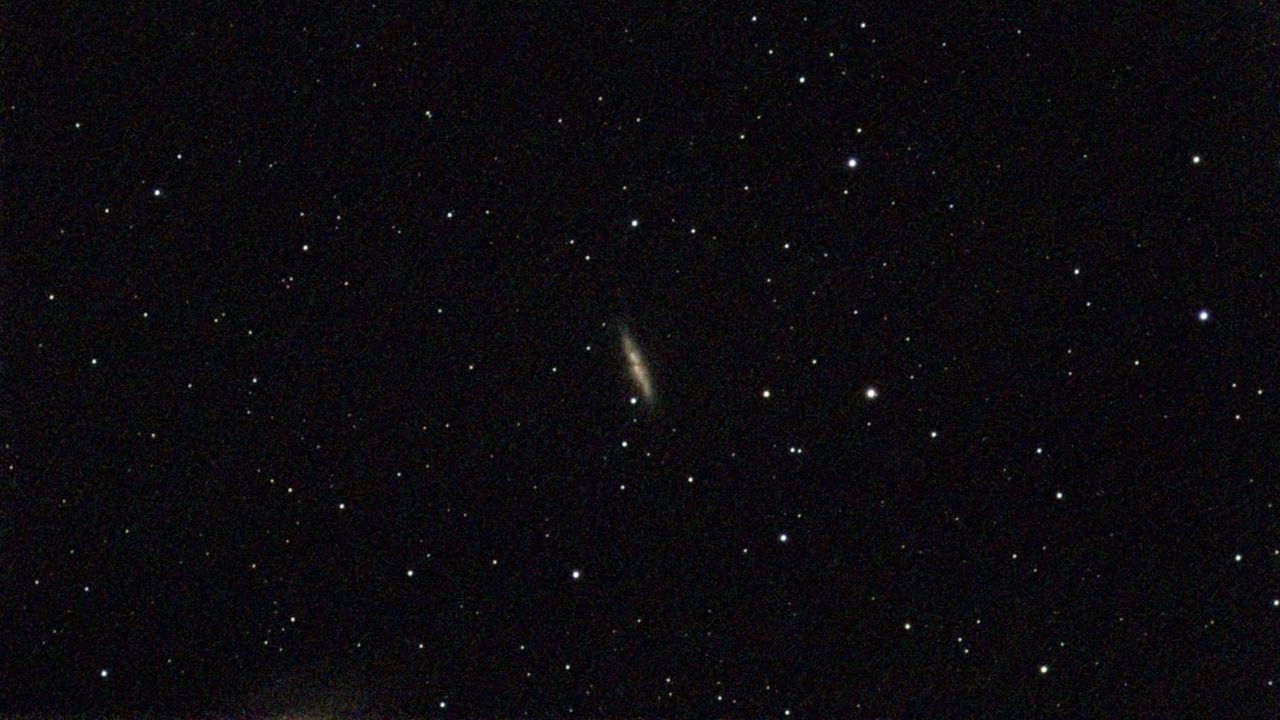 Astrophotography image of Cigar Galaxy (M82) taken by the Vaonis Vespera Observation Station.