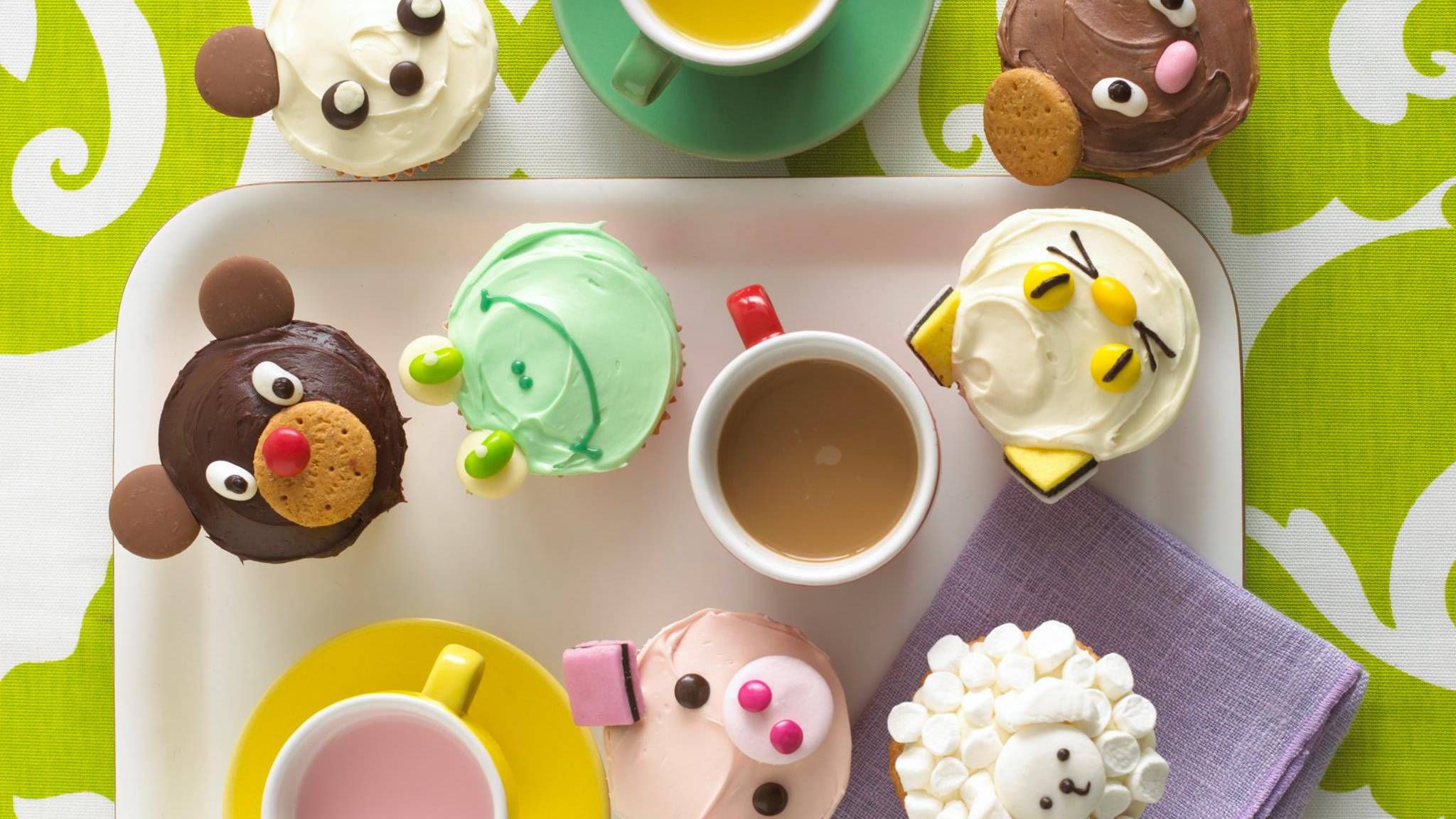 Animal cupcakes recipe