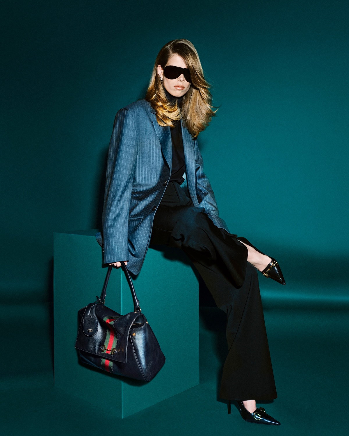 Generation Gucci campaign featuring Paparazzo bag