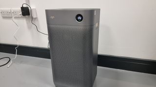 Jya Fjord air purifier being tested by Live Science contributor Anna Gora