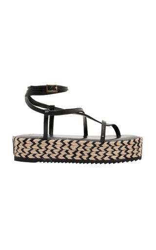 Barbor Leather Platform Sandals