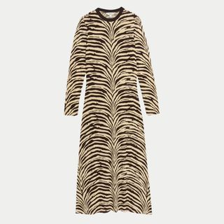 M&S Collection Jersey Animal Print Midaxi Bodycon Dress