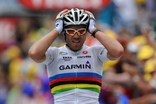 Hushovd could hardly believe what he'd done