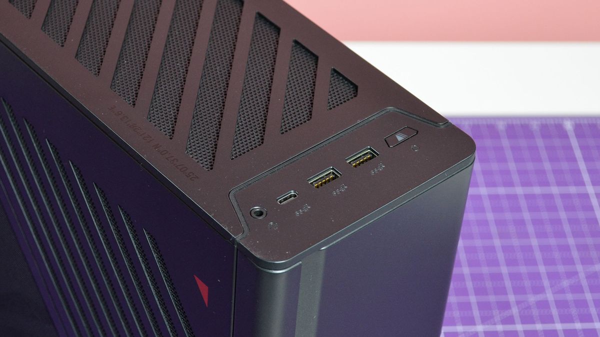An Asus ROG G22CH on a desk