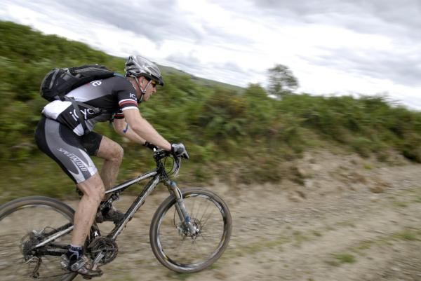 With elbows in full effect, the trail had plenty of flat out descents to relish