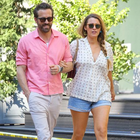 Blake Lively and Ryan Reynolds candidly shot walking