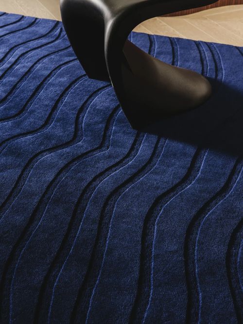 Wool Rug Terra Blue