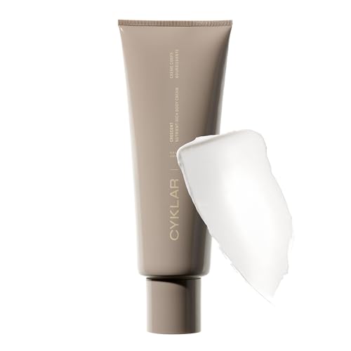 Cyklar Nutrient Rich Body Cream. Crescent Fragrance Nourishing Moisturizer With Niacinamide and Banana Flower Extract. Deep Hydration, Thick Body Lotion, Dry Skin Cream for Women and Men, 8 Fl Oz