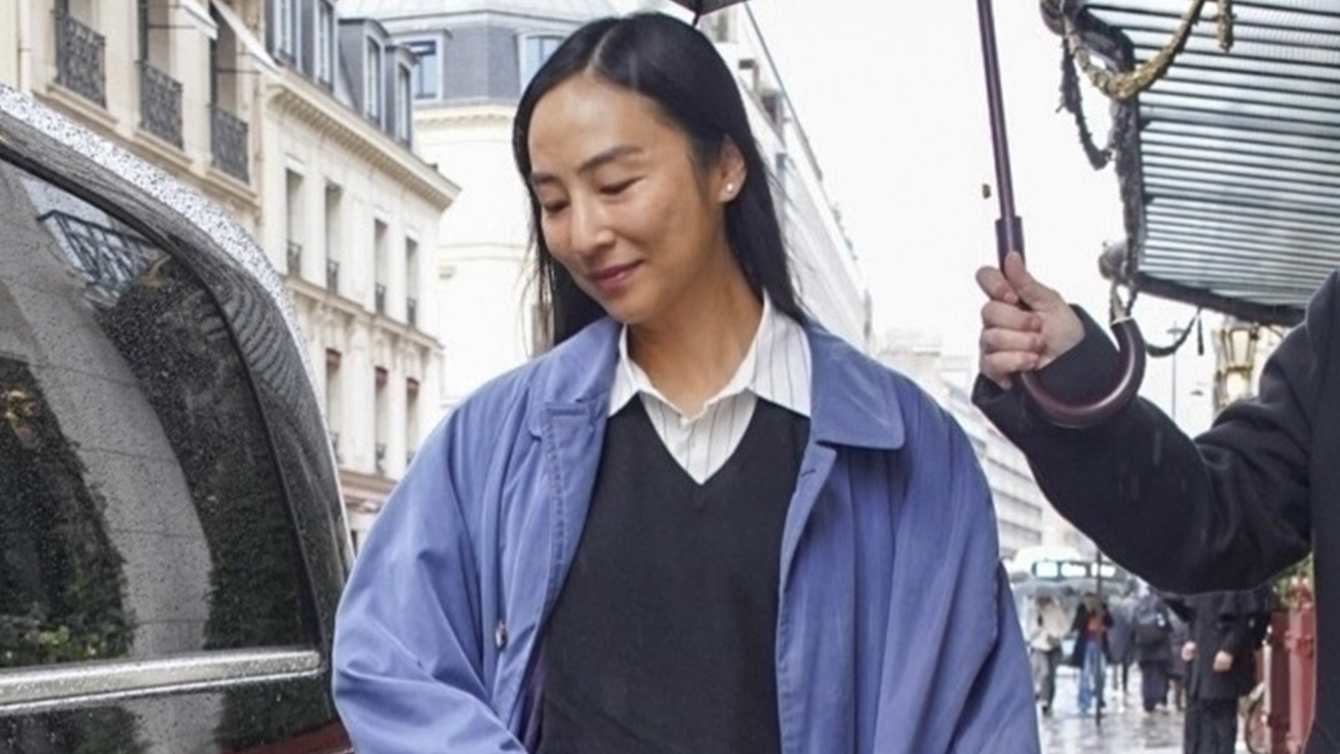 Greta Lee Dior Book Tote Paris