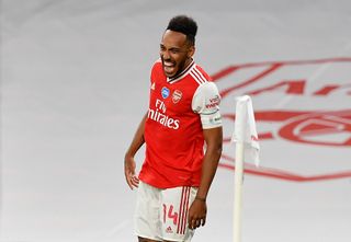 Pierre-Emerick Aubameyang scored twice as Arsenal beat Manchester City to reach the FA Cup final.