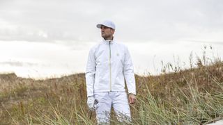 Galvin Green jacket pictured on a golfer outdoors