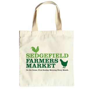 Bag design for Sedgefield Farmers Market by Neil Edmundson