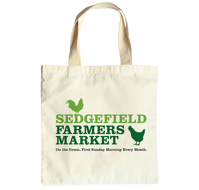 Bag design for Sedgefield Farmers Market by Neil Edmundson