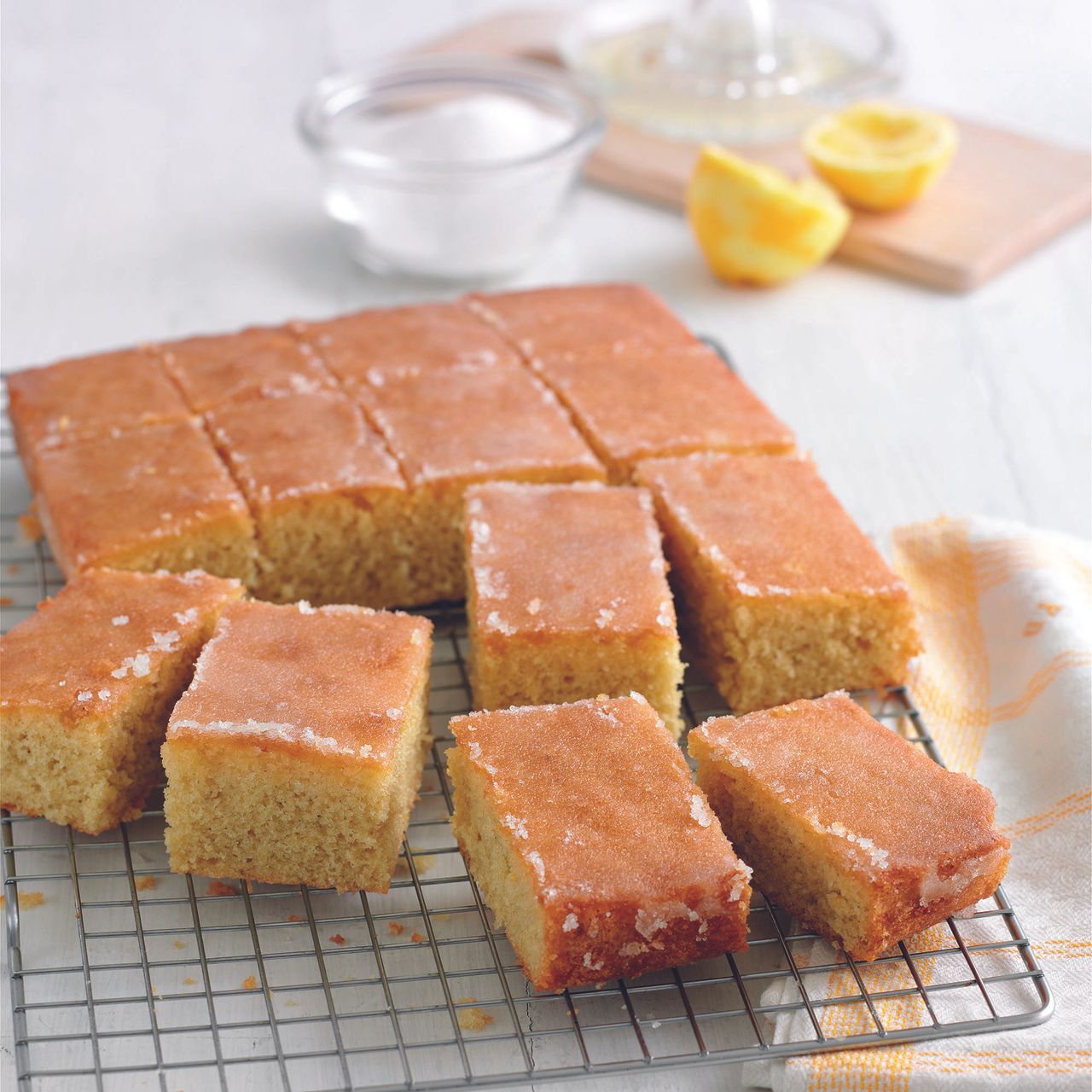 Mary Berry Lemon Drizzle Tray Bake