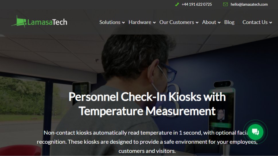 Website screenshot for LamasaTech