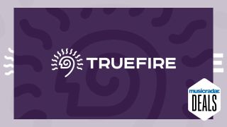 TrueFire deal main image with Music Radar deal tag