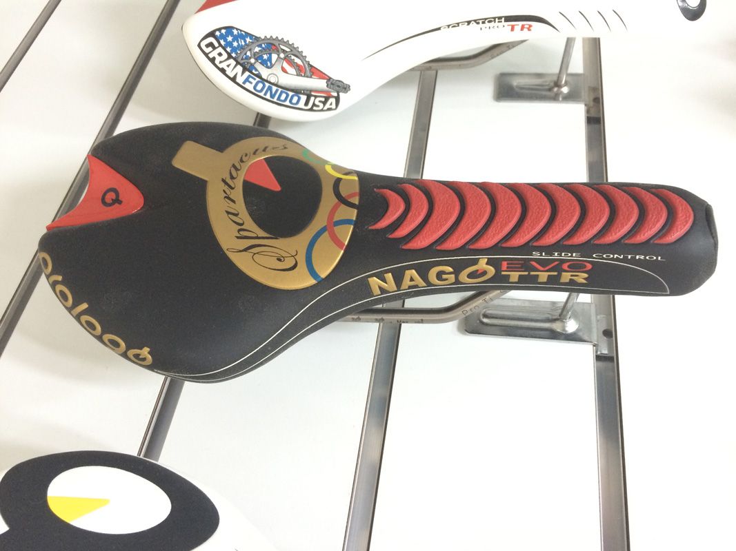 ...and this Spartacus TT saddle produced for Fabian's Olympic TT bike
