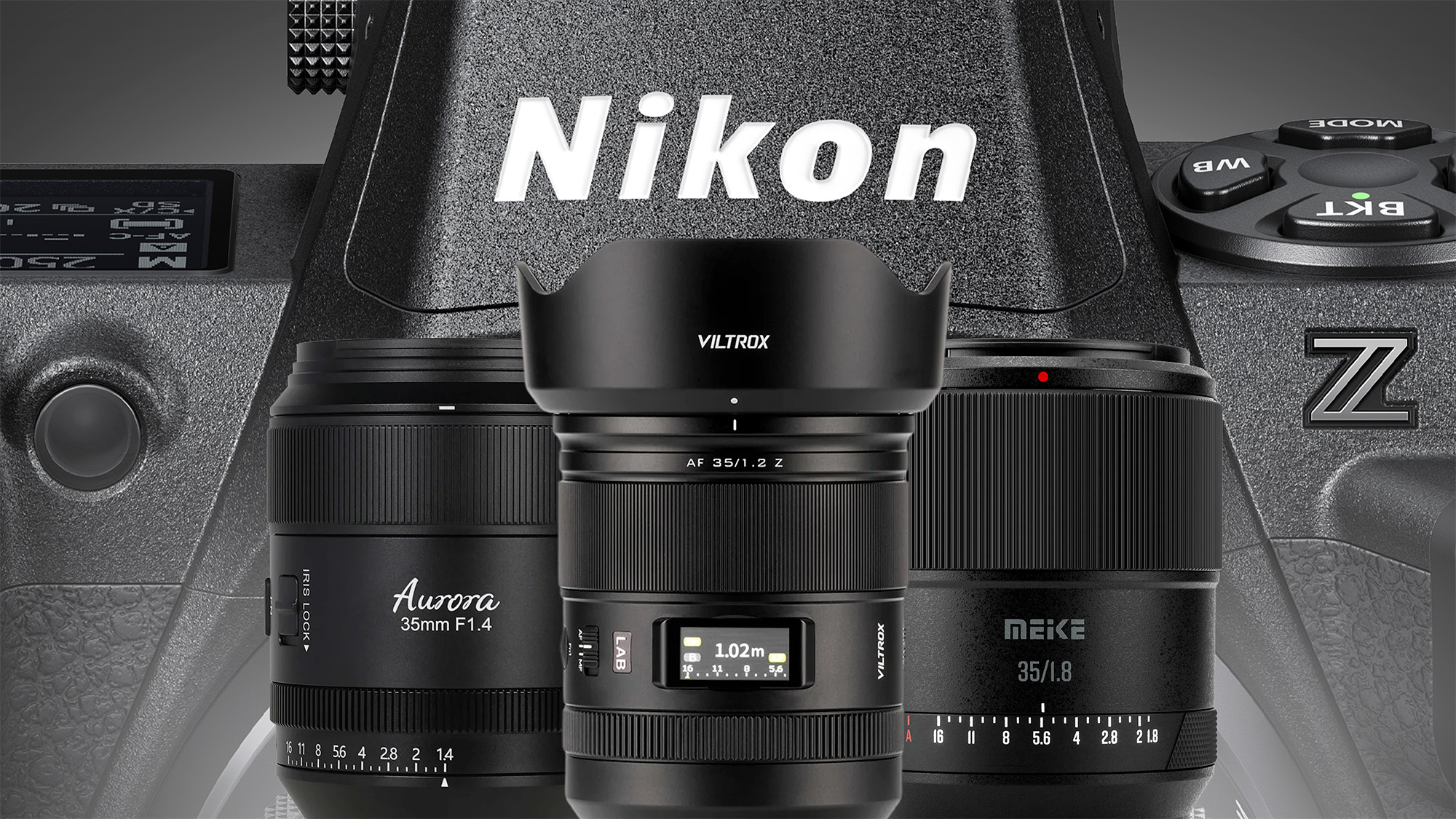 Nikon Z8 looms over Viltrox, Sirui, and Meike lenses