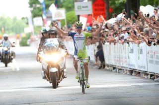 Timmy Duggan (Liquigas-Cannondale) wins the USA national championship road race