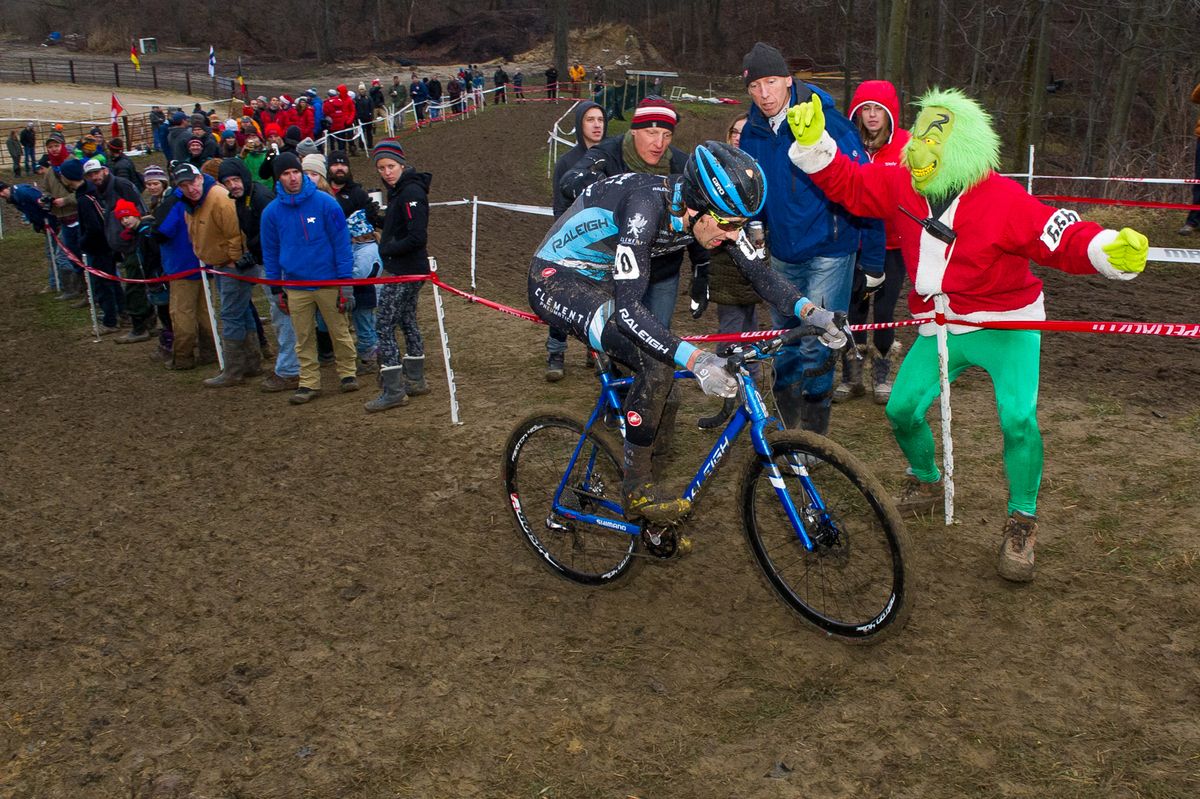 Jamey Driscoll (Raleigh Clement) makes his way past The Grinch