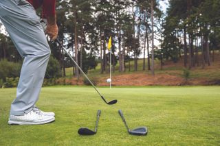 Chipping drill down the chute demonstrated by Barney Puttick