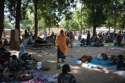 Nigerian refugees in 2016.