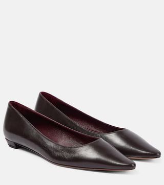 Claudette Leather Ballet Flats