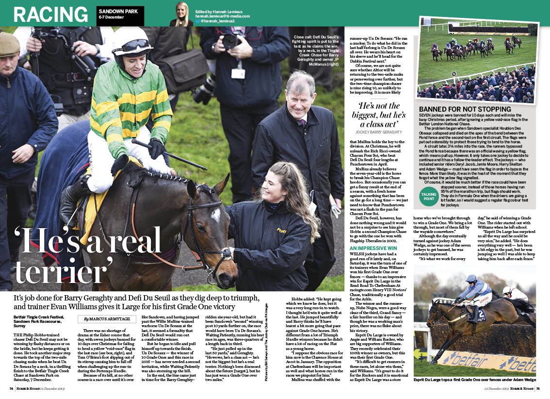 RA 3pp racing reports [12 Dec]