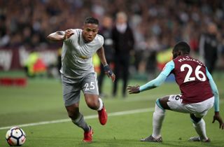 Antonio Valencia, left, has made only one league appearance in 2019