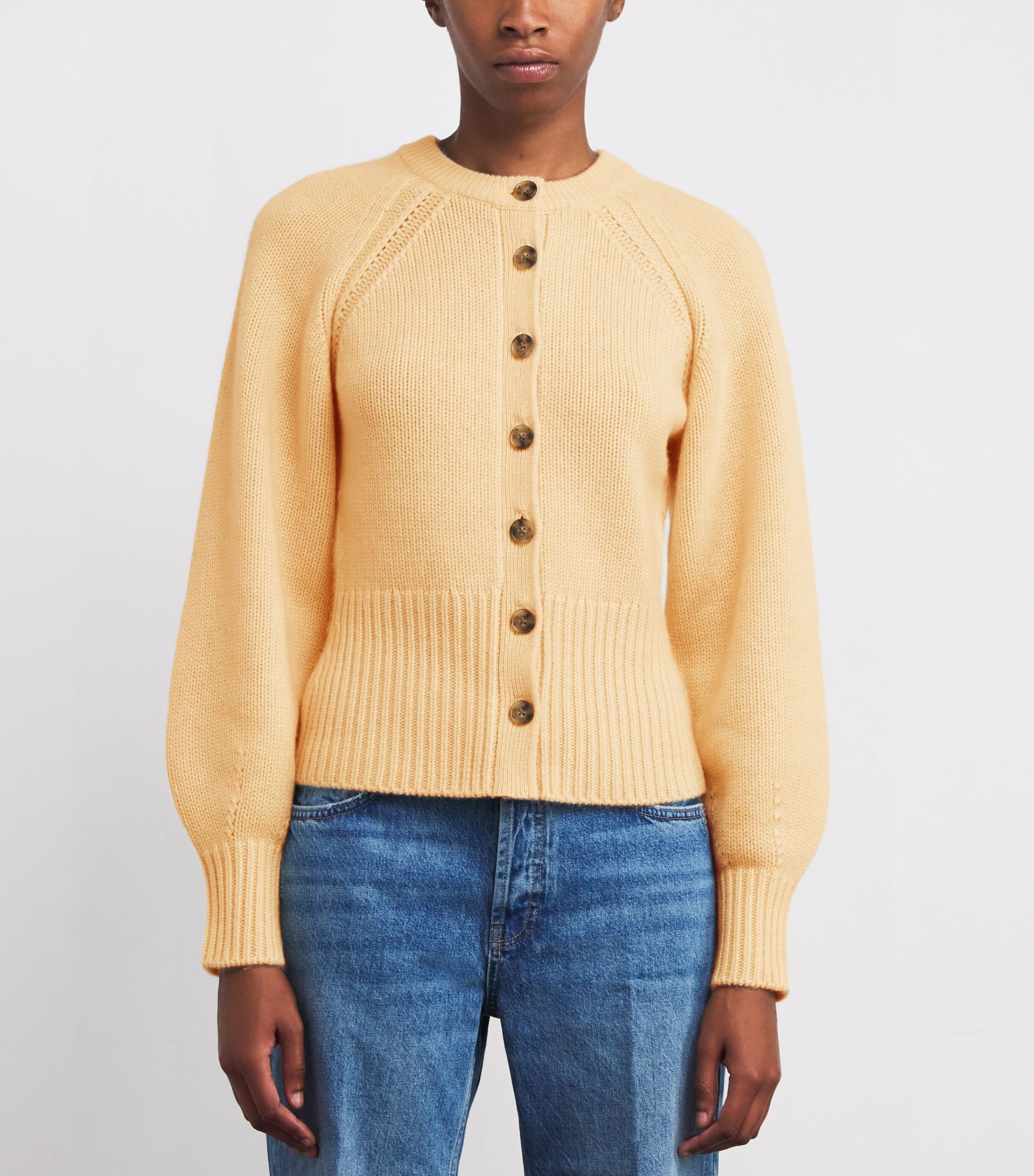 Guest in Residence Cashmere Sculpted Cardigan