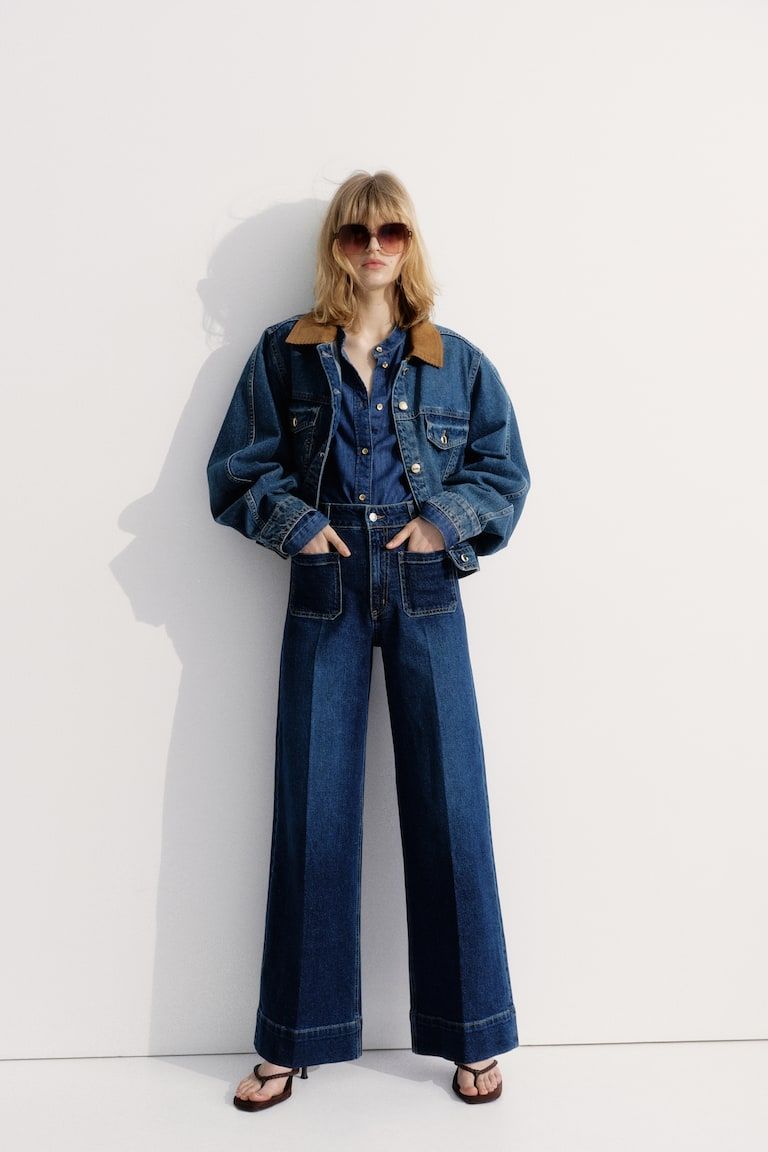 Wide High Jeans