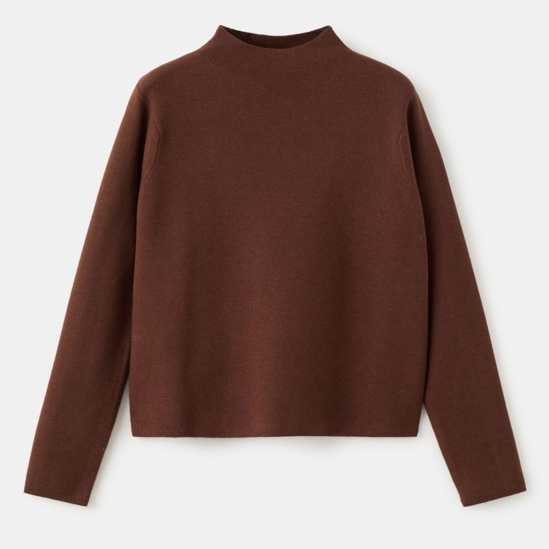 Mango Brown Perkins Nick Knitted Sweater