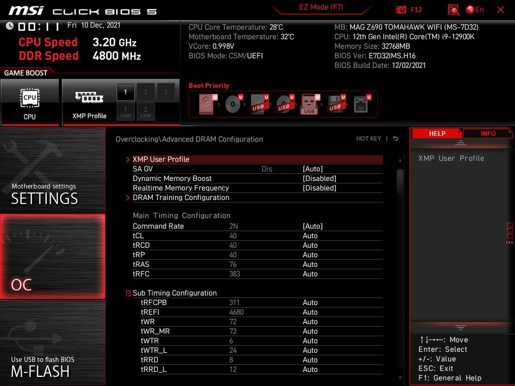 MSI MAG Z690 Tomahawk WIFI