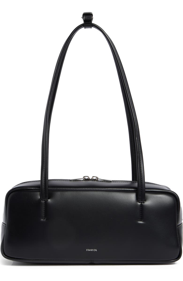 More Faux Leather Baguette Bag