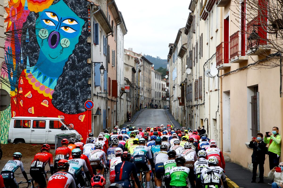 Etoile de Besseges 2021 51st Edition 3rd stage Besseges Besseges 156 km 05022021 Scenery Murales photo Roberto BettiniBettiniPhoto2021