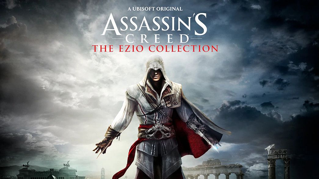 Key art for Assassin&#039;s Creed: The Ezio Collection, featuring main character Ezio Auditore