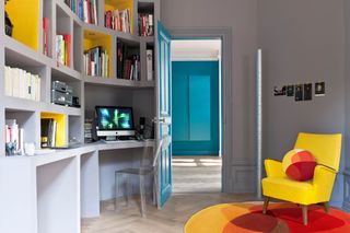 colourful home office ideas