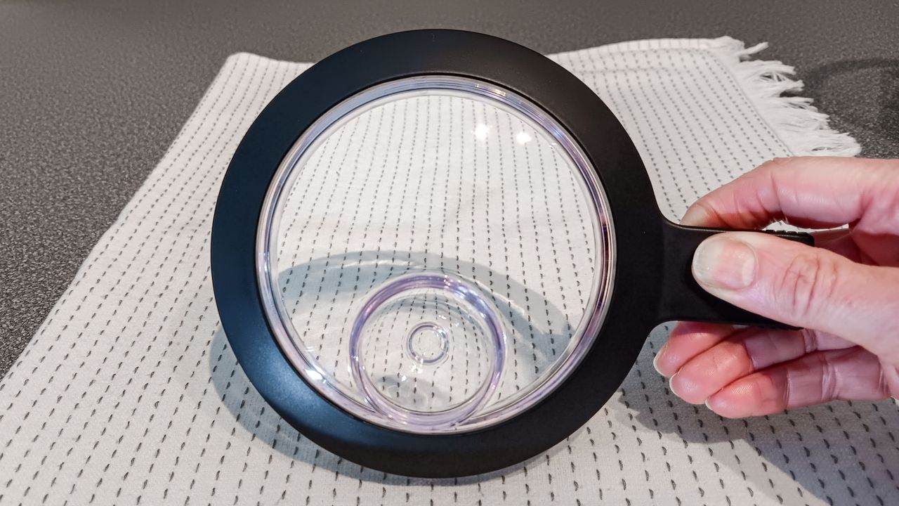 KitchenAid Food Chopper lid showing drizzle space