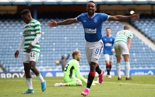 Rangers striker Jermain Defoe | Rangers v Celtic live stream