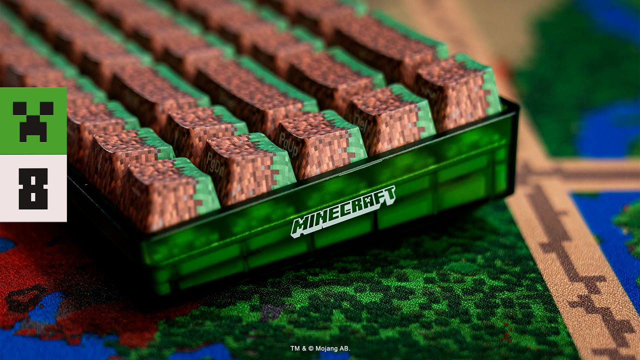 Image of the Higround x Minecraft limited edition collection.