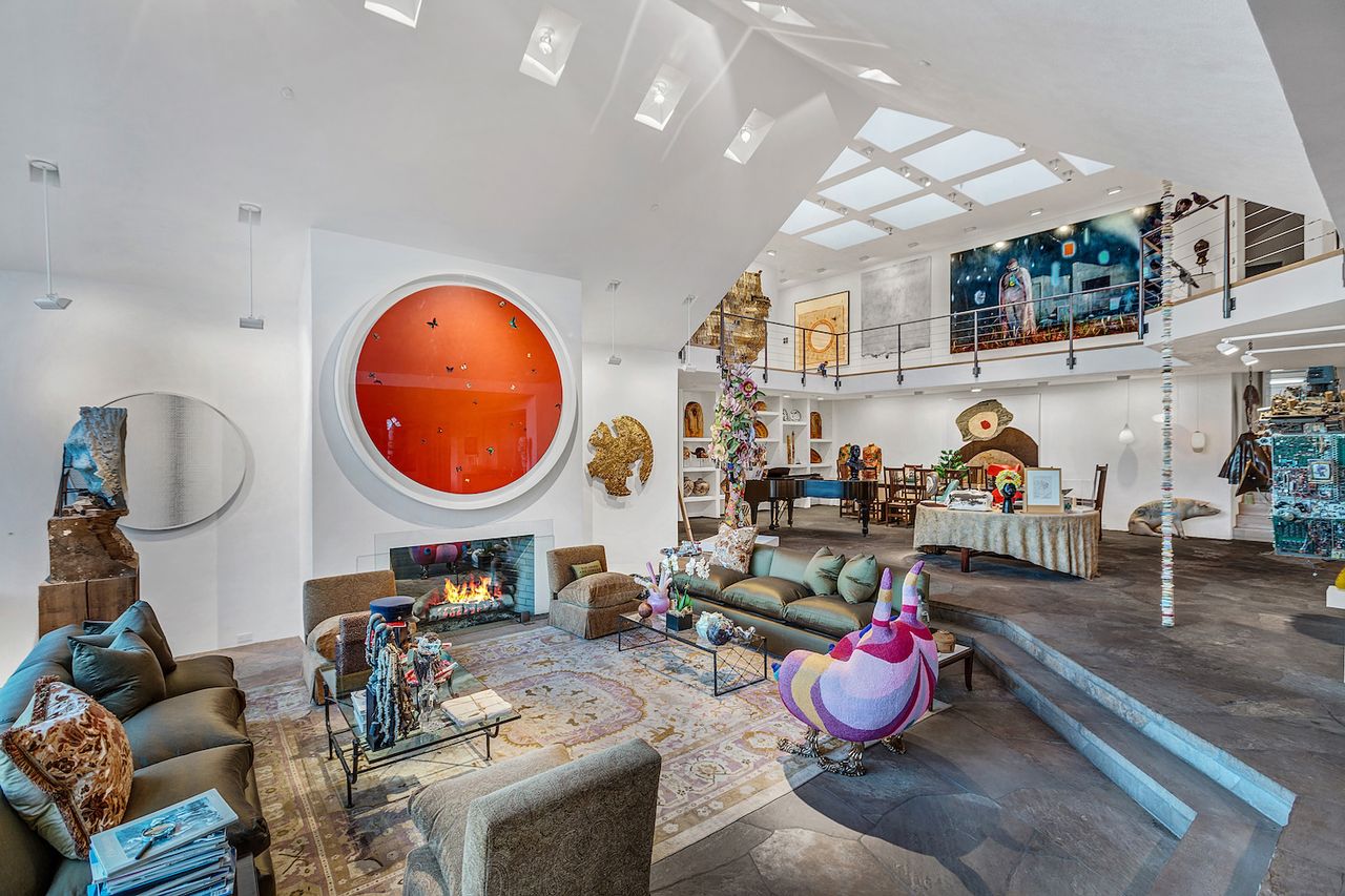 Picture of Private Gallery For Sale: This striking home doubles as a private art ...