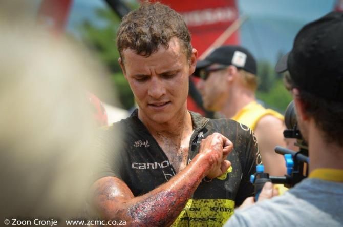 Charles Keey put in a valiant battle to ride back from 15th to third place.