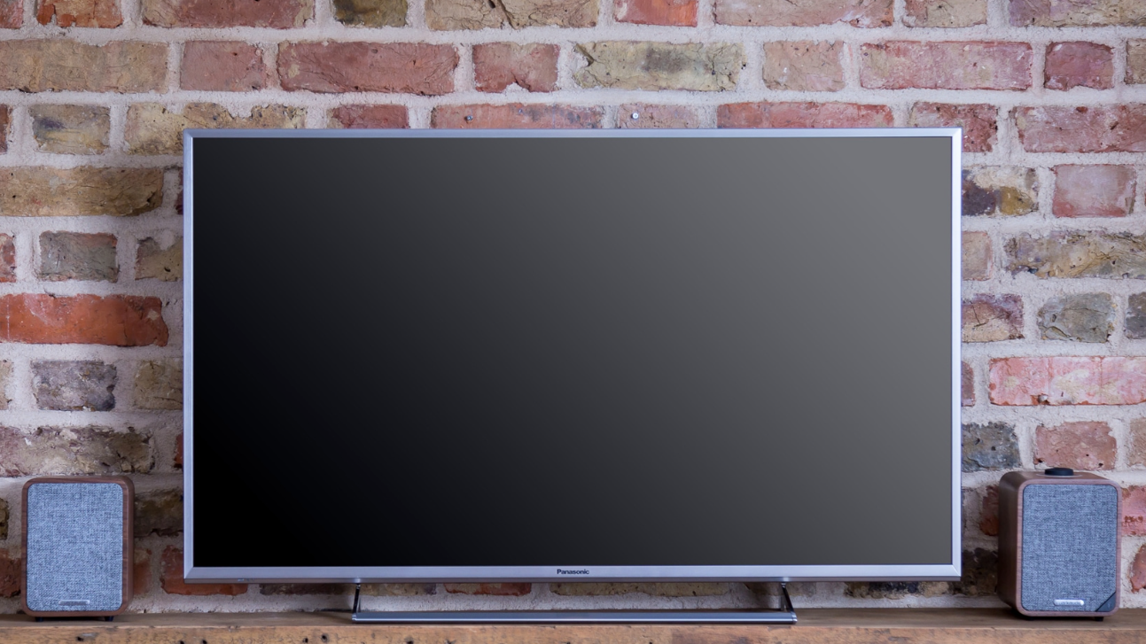 Speakers on a TV stands