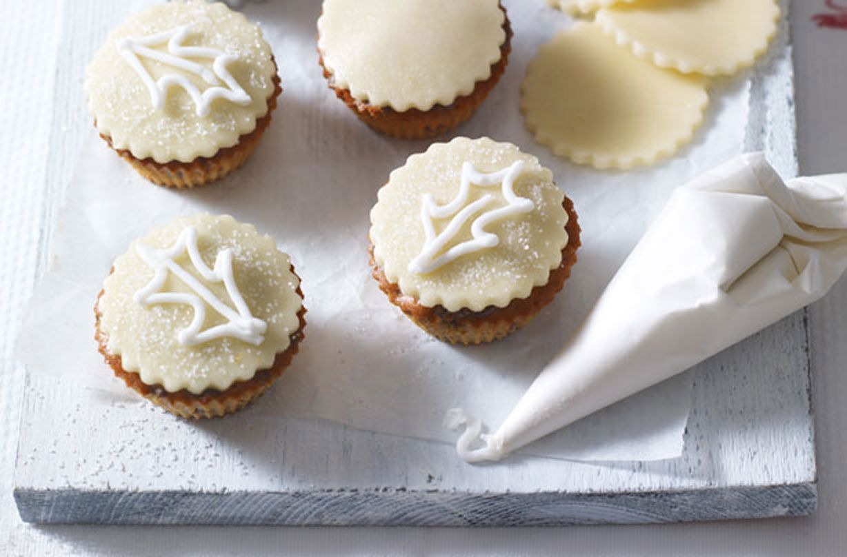 Christmas cake cupcakes