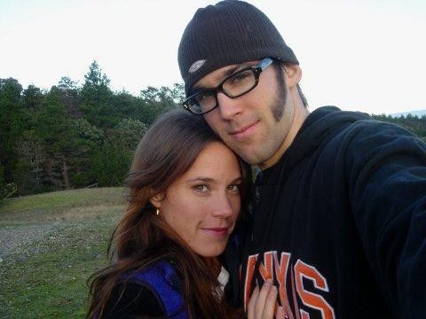 Geoff and fiancee Keri Pink