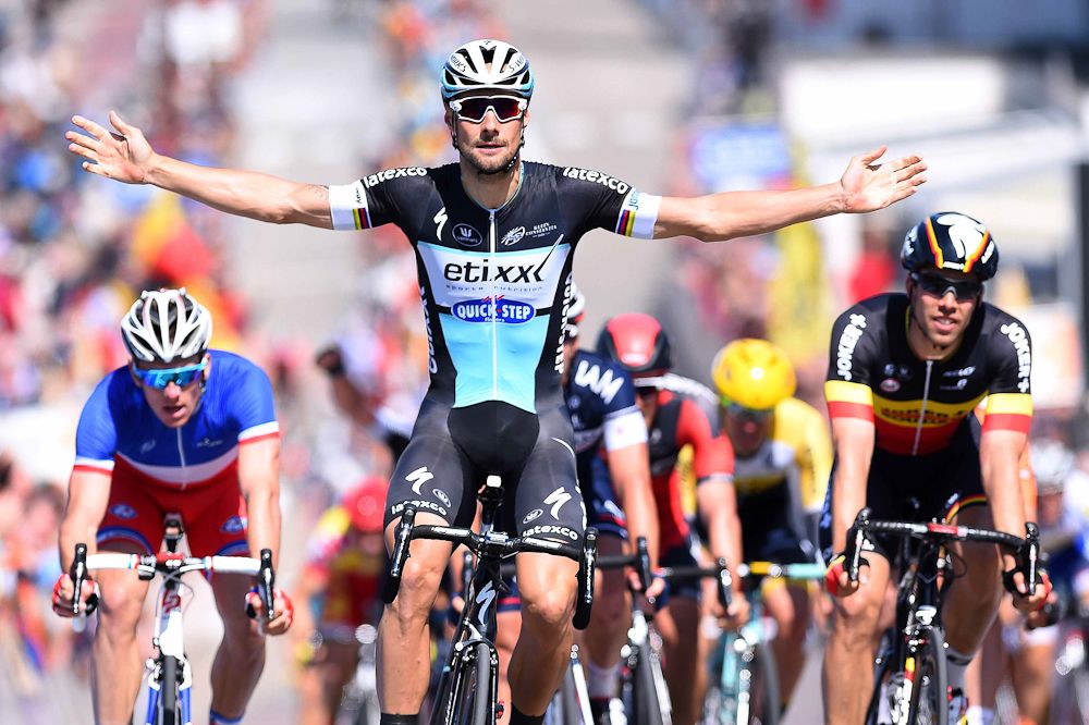 Boonen takes the stage 1 win in Belgium.