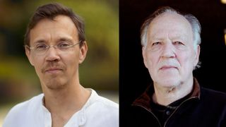 Headshots of Rudolph (left) and Werner (right) Herzog